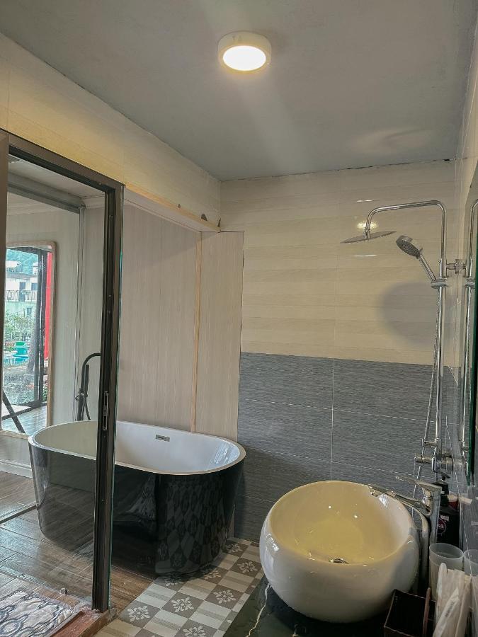 Bach Xanh House. Triangle Bungalow Tam Ðảo 외부 사진