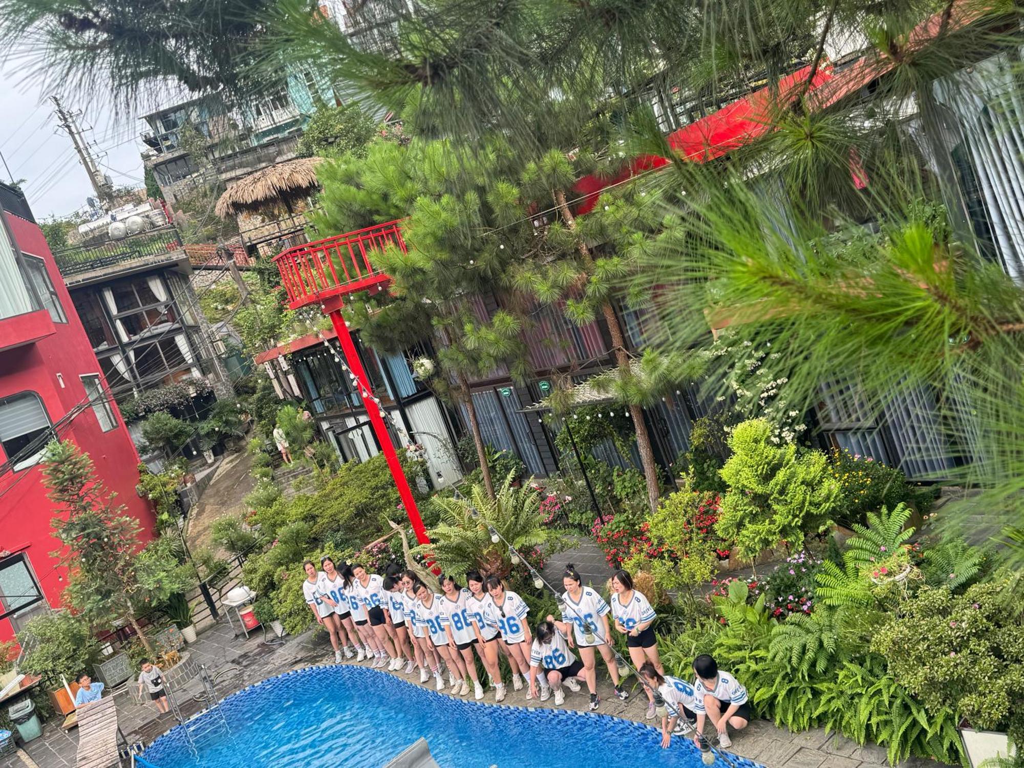 Bach Xanh House. Triangle Bungalow Tam Ðảo 외부 사진