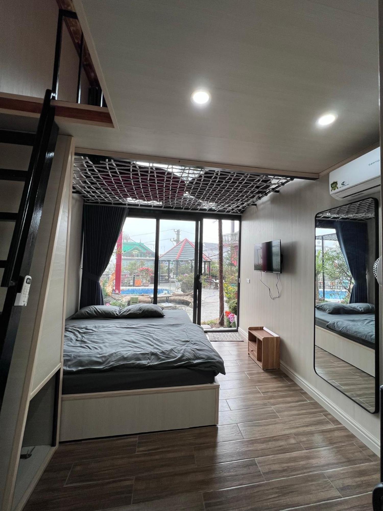 Bach Xanh House. Triangle Bungalow Tam Ðảo 외부 사진